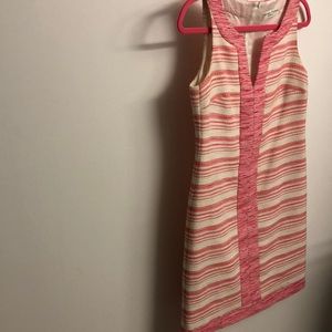 Trina Turk retro dress in pink stripe
